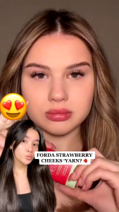 3-In-1 Blush Stick Long-Lasting Moisturizing Waterproof Natural Nude Makeup Eye Shadow Lipstick Concealer Blush Multi-Function Stick Lip And Cheek Dual-Purpose Beauty Cosmetics