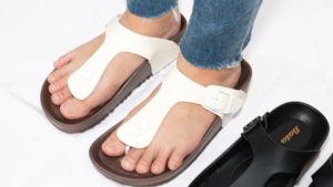 [Online Exclusive] BATA Belen Women White /Black Sandal 5801030/5806030 Kasut Perempuan