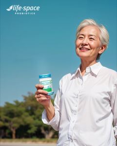 【Caring For Elderly】Life Space Probiotic for 60+Years 60 Capsules Probiotics LifeSpace Probiotics (EXP: 01/2027)中老年成人益生菌 调理肠胃 养胃食品
