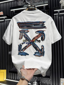 FGD | American Style Embroidered Fashionable Casual Short Sleeve T-Shirt