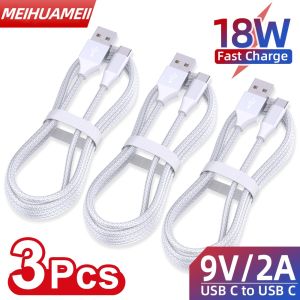 MFi Certified USB A To Type C Fast Charging USB Cable Nylon Braided Wire USB Charger Data Cable for iPhone 16 15 Mackbook iPad