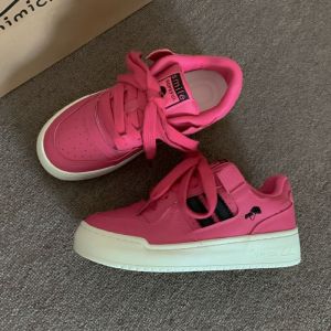 IELGY Niche original cricket shoes womens 2024 cute and versatile college flat heels athleisure