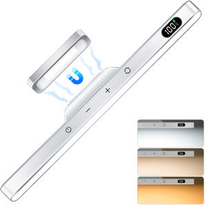 WILLED Touch Table Lamp Magnetic Desk Lamp Bulit-in 2500mAh Battery for Reading Cabinet Mirror Bedside Rechargeable Night Lights