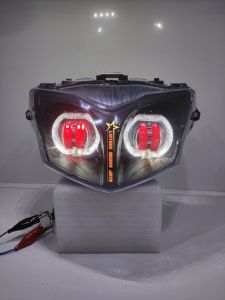 MIKA RELFEKTOR SUPRA 125 HELM IN DAYMAKER BILED 2 LENSA CUSTUME DAYMAKER BILED MINI 2 LENSA