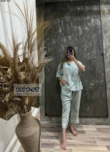 ONE SET ADELINE 1396-ST BAHAN RAYON PREMIUM LD 110 CM FIT TO SIZE XL-3L BISA COD