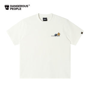 dangerouspeople | Cartoon D Print Couples T-Shirt