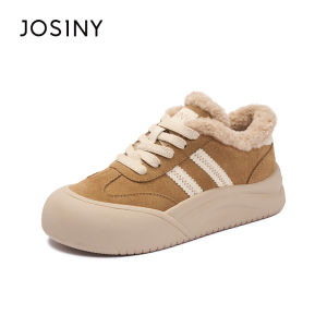 Josiny | Warm Fleece Fur Lined Snow Boots Thick Sole