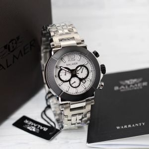 Jam Tangan Pria Balmer 7969MC Tali Rantai Tanggal Chronograp Aktif Analog Original