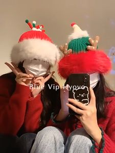 [COD✅ Topi Natal PREMIUM Tebal Topi Beanie Natal Christmas Hat Kupluk Beanie Dewasa Topi Winter Bulu