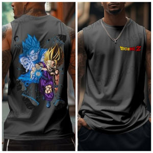 Bandai | Bandai Anime Mens Workout Shirt Cotton Sleeveless Tank Top Tight Fit All Season Training Wear Men Casual Clothing