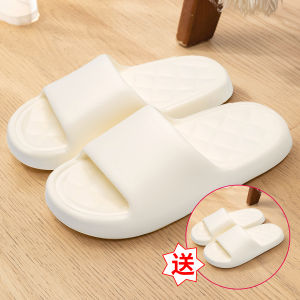 Mua Một Tặng Một Dép Đi Trong Nhà Mùa Hè Cho Cặp Đôi Đồ Dùng Phòng Tắm Chống Trượt EVA Dép Đi Trong Nhà Nam Nữ EVA Đế Dày 3-3cm