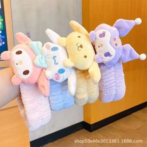 Sanrio Plush Headband Cartoon Cute Cinnamon Dog Washing Headband Hair Bundle Face Washing Headband Headgear Headgear for Women
