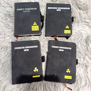 Seamans Pocket notebook with 3 in 1 stylus pen sailor rank dtf.print mini note book shoulderboard design engine dept