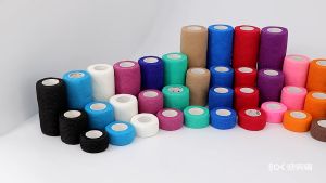 Roll New colorful athletic wrap tape self adhesive elastic bandage elastoplast sports protector knee finger ankle palm shoulder