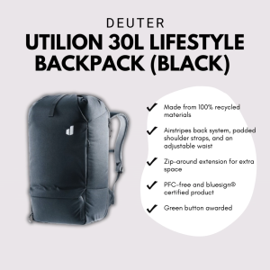 Deuter Utilion 30L Lifestyle Backpack (Black)