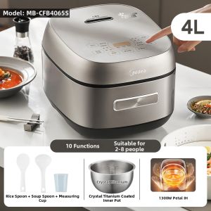 Midea | Zero Coating Stainless Steel Interior IH Electric Rice Cooker 4L