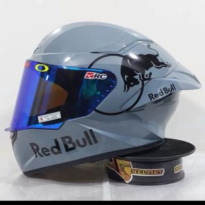 helm ttc Mla tt course grey glossy paket gantang helm full face