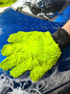 GUOQI | Non-scratch Dual-sided Thick Fleece Car Wash Gloves