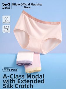 MiiOW | Antibacterial Silky Modal Extended-Crotch Pretty Briefs