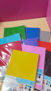 Saengroong สติกเกอร์สี สีสติกเกอร์ สติกเกอร์กระดาษสี A4 30แผ่น /แพ็ค