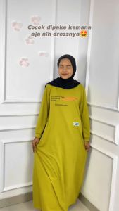Gamis Kaos Untuk 17 Agustus Merah Putih Dres Katun Combed 24s S M L XL XXL 3XL Dress Hut RI Jumbo