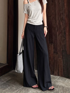 YAYANGREN | Elegant Flowy Summer Linen Wide Leg Trousers