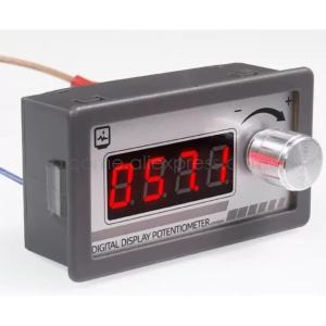 Digital Potentiometer LED Display Customized 10K/100K Adjustable Resistance Ohmmeter For Speed Regulator PLC Inverter