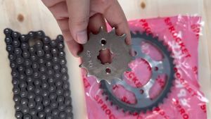 Nhông Sên Dĩa cho xe Dream Wave nhỏ Wave Trung Quốc Sirius Trung Quốc 428-36T-14T-106L Phụ tùng