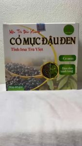 Cỏ mực (hộp 40 gói) trà túi lọc cỏ mực đậu đen Bảo Khang thanh lọc cơ thể giải độc gan bổ thận tốt cho tim mạch
