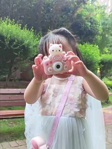 กล้องเด็ก HD ดิจิตอลโพลารอยด์สีของเล่นมินิพิมพ์ภาพได้เด็กชายและเด็กหญิงของขวัญวันเกิด