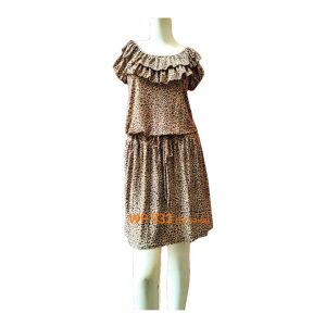 ชุดเดรส WCR ผ้ายืดเกาหลี Free size WP 932