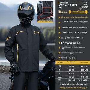 KeyRu | Bộ Áo Mưa Bảo Vệ Cho Người Đi Mô Tô Rainstorm