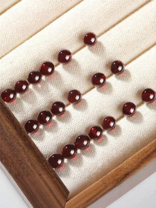 HONGLIANGYUAN | High Purity Natural Garnet Beads for DIY Multiple Strand Bracelet