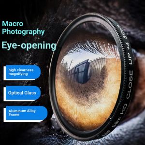 Ống Kính Macro HD Đa Năng Bộ Lọc Phóng Đại 4x Dành Cho Máy Ảnh DSLR Không Gương Lật - Tương Thích Với Canon Sony Fujifilm Nikon