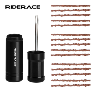 Bicycle Tire Repair Tools Rubber Strip Bike Tyre Drill MTB Road Bike Tubeless Tool Urgent Glue Free Repair Rubber Stripes Set