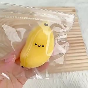 Đồ Chơi Giảm Stress Hình Quả Chuối Cười Dễ Thương Chất Liệu TPR Mềm Đàn Hồi Chậm Quà Tặng Tiệc Tùng Cho Người Lớn