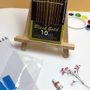 10 Pcs Paint Brush Set Liner Flat Round Filbert Fan Brushes with Nylon Bristles for Acrylic Oil Watercolor Canvas Art Projects