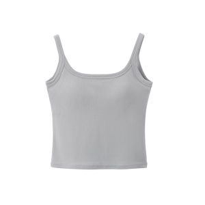 miiow | Cat Woman Strap Vest Women Inner Wear Summer Outdoor Wear Anti Light Back Exposure Slim U Neck Base Layer With Chest Pad Underwear Bra