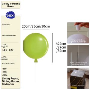 Colorful Memory Balloon Wall Light for Childrens Room