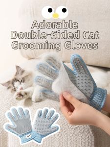VOA | Cat Grooming Gloves for Removing Loose Fur