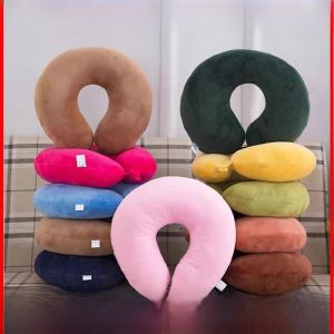 Memory Foam U-Shaped Pillow Neck Support Pillow Pure Cotton Company Gifts Customizable Logo Plush Toy PP Cotton U-Shaped Pillow
