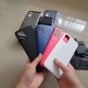 Nắp lưng đậy pin Samsung A03S có cụm kính camera - 7Four