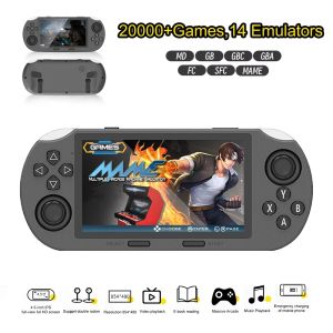 SF3000 Portable Mini Handheld Game Player 4.5 Inch IPS Screen Retro Video Game Console Built-in 20000+ Games for PS1/GBA/SFC