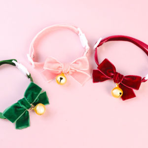 Warm Fleece Pet Collar with Cute Bell And Safety Buckle for Small Cats And Dogs Prevents Loss And Adds a Touch of Cuteness