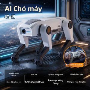 Chú Chó Robot Điều Khiển Bằng Giọng Nói Có Thể Lập Trình