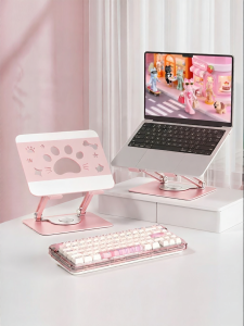caibeike | Adjustable Laptop Desk Stand 360 Rotating Foldable Heat Dissipation