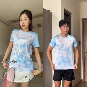 Áo Cầu Lông Quần Cầu Lông Bộ Cầu Lông Nam Nữ Chuyên Nghiệp Vải Thoáng Khí A1034 - V Badwear