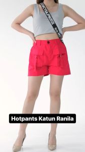 SISTAQUE - Hotpants Celana Pendek Wanita Kekinian Bahan Katun Ranila