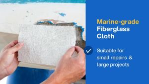 Sợi Thủy Tinh Gia Cường MAT 300 Sợi Thủy Tinh Chịu Nhiệt Chống Cháy - Kích thước 1M X 2M