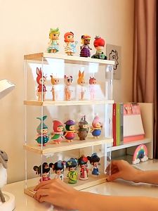 Hộp Kính Mica Trưng Bày Mô Hình Nước Hoa Cao Cấp Hộp Kệ Lưu Trữ Bảo Vệ Đồ Dùng Chống Bụi Chống Nước